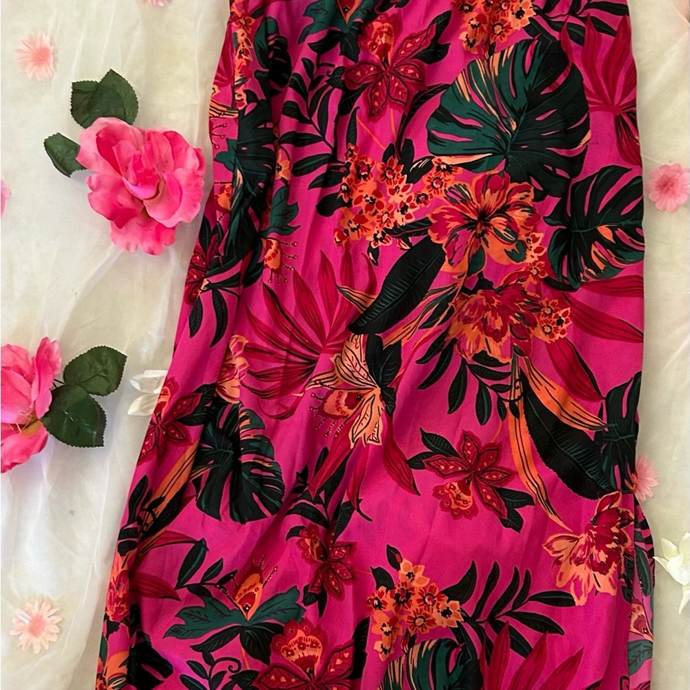 Tropical Floral Maxi Dress